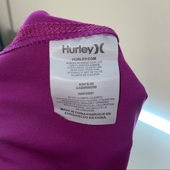 Hurley x Nike Dri-Fit Legging Full Length Ankle Zip Performance Workout Pants - Picture 3 of 8